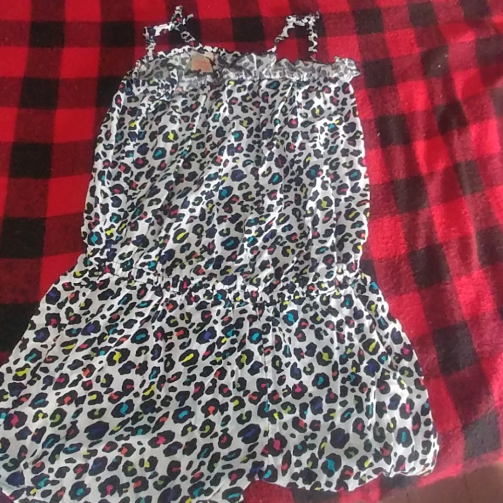 Girls cheetah romper